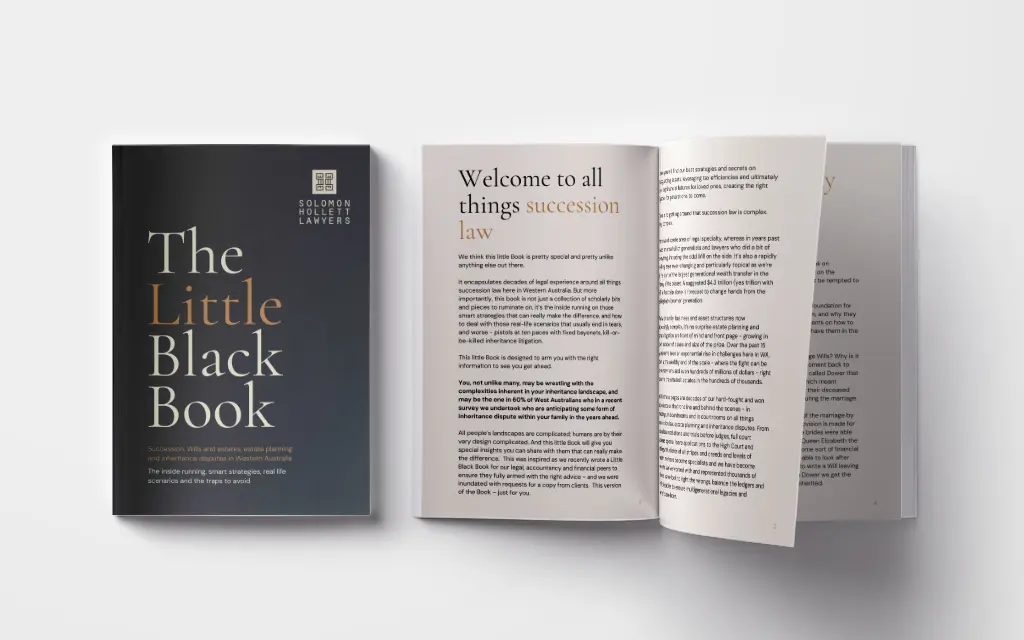 The Little Black Book on all things succession law