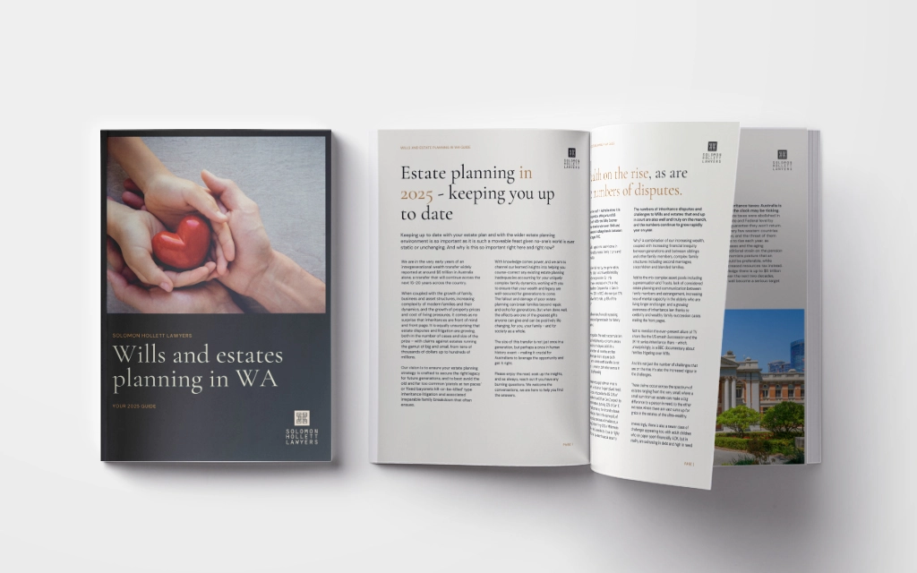 The 2025 Wills & estate planning guide for WA