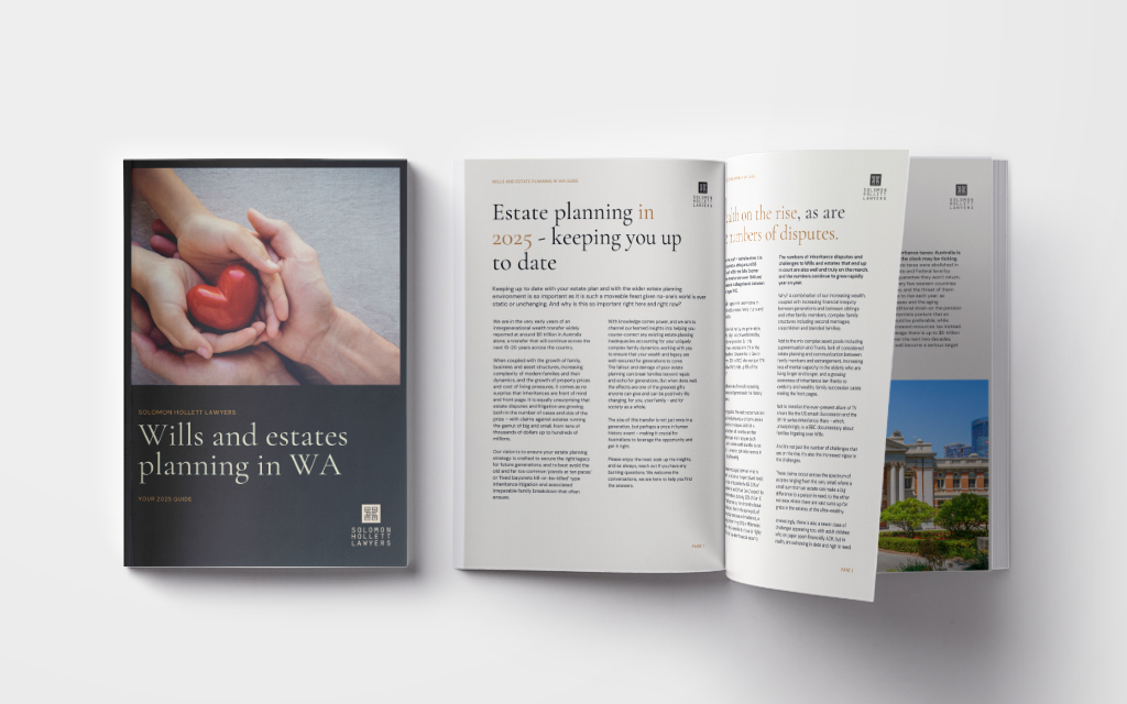 The 2025 Wills & estate planning guide for WA