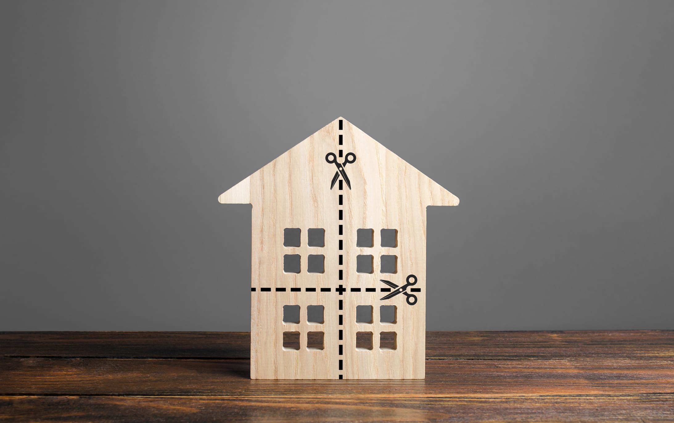 The separation of a property representing an estate dispute